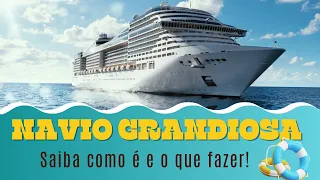 NAVIO GRANDIOSA MSC, CRUZEIRO, DICAS DE VIAGEM EM UM CRUZEIRO! #viajar #cruzeiro