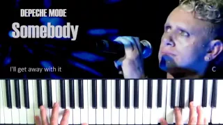 Depeche Mode Somebody Piano Cover