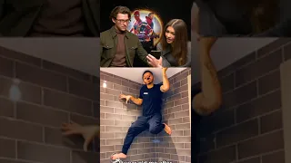 TOM HOLLAND & ZENDAYA REACT TO MY SPIDER-MAN VIDEO 🕷😂 #Shorts