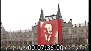 Raw Video Soviet Army Parade Red Square 1990