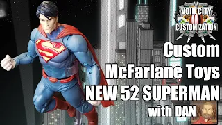 Custom McFarlane DC Multiverse New 52 Superman Action Figure