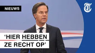 Hier kondigt Rutte aftreden kabinet aan