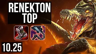 RENEKTON vs JAX (TOP) | 1000+ games, 1.2M mastery, 5/2/5 | KR Diamond | v10.25