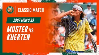 Kuerten vs Muster 1997 Men's round 3 | Roland-Garros Classic Match