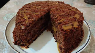 Сутсуз,миксерсиз, СУУДАН торт жасоо. Cake. Домашний торт без молоко,миксера на кипятке.Крем жасоо