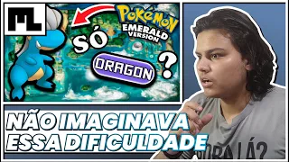 sofreu na roxanne '-' | Dá pra ZERAR Pokémon EMERALD SÓ com o tipo DRAGÃO? - Desafio Pokémon | React