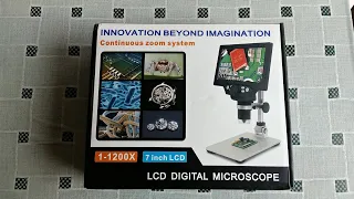 Mustool G-1200 Digital Microscope Unboxing Demo (kicsomagolás képekben)