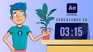 Como ANIMAR un TEMPORIZADOR con CUENTA ATRÁS en AFTER EFFECTS | Tutorial Rápido