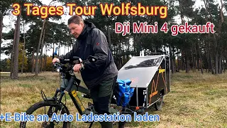 3 Tages Tour nach Wolfsburg/E-Bike an Auto Ladestation laden