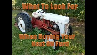What To Look For When Buying An 8N Ford