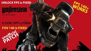 Unlock v-sync in Wolfenstein The New Order(ID Tech 5 game engine vsync off) | Fix for unlimited fps