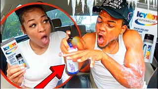 ICY HOT IN BOYFRIEND LOTION BOTTLE PRANK !! * HILARIOUS * 😳