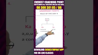 GRAMMAR TIDBITS - How to Pronounce the Letter 'C' in Different Words Explained By Director sir