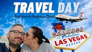 TRAVEL DAY TO VEGAS | First time in BA Business Class | Park MGM