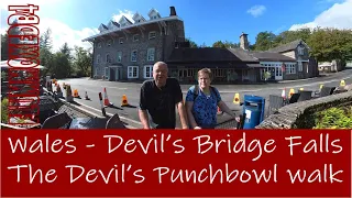 Hafod Hotel (Hinterland) Walk Devils Bridge, Devil's punchbowl.  4K High definition. Insta 360 X2