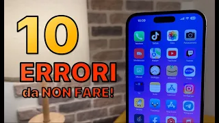 10 ERRORI da NON FARE su iPhone