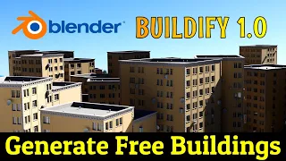 Free Building Generator | Buildify 1.0 | Blender 3.3 Tutorial