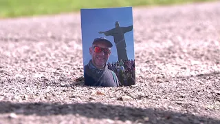 He's hand-delivering letters from the Galapagos Islands all over the world