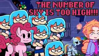 THE NUMBER OF SKY IS TOO HIGH! | EXE NEW MEMBER | Friday Night Funkin reacts | xKochanx |