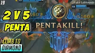 2 vs 5 PENTA, ACTUALLY STARTING TO CLIMB AGAIN, PLATINUM 3 PROMOS- Climb to Diamond #19