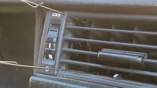 How to remove air vents on w124