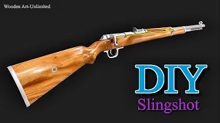 full video: Designing and perfecting the most beautiful and powerful ball-shooting slingshot.