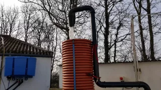 World's first large scale zero energy ram pump, the Venturo 500mm, under test