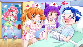 Anna x Alex vs Catnap x Dogday Cute Nurse | Gacha Club | Ppg x Rrb Gacha Life