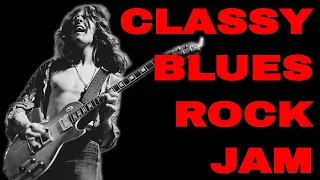 Classy Blues Rock Jam | Guitar Backing Tracks in B Minor (86 BPM)