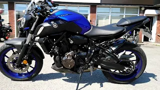 Yamaha MT-07 ABS, 2018/18, 4,569 Miles, loads of extras inc an Akrapovic race can, in stock now