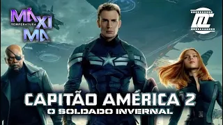 Chamada do filme "Capitão América 2 O Soldado Invernal" na Temperatura Máxima 10/09/2023