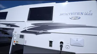 Northern Lite 8 11 Truck Camper filmed at the Tampa RV Show