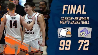 Carson-Newman Men's Basketball Rewind 2023-24: C-N 99, Mars Hill 72 Full Broadcast Replay 2-7-24