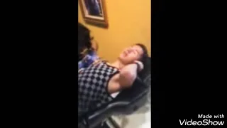 Me getting my first tattoo so nervous