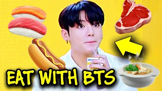 BTS Eating Moments 🍔🍟 BTS Mukbang 🥬🥑