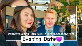 Evening Date at the Highest Building in HelsinkiㅣBefore & After the Coronavirus pandemic in Finland