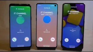 Samsung Galaxy S9 vs S10 vs S21 Incoming Call