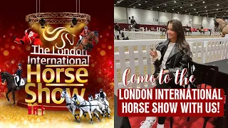 Vlogmas finale.. Come to the London international horse show with us!