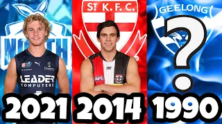 EVERY AFL TEAMS LAST NUMBER 1 DRAFT PICK