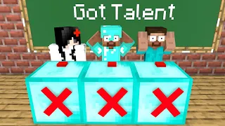 Monster School : Minecraft Got Talent - Funny Minecraft Animations