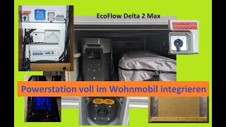 Powerstation EcoFlow voll im Wohnmobil integrieren