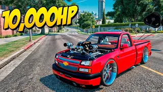 Utilizo Una Camioneta De 10,000 Hp Para ganar Arrancones 😰 Gta Rp