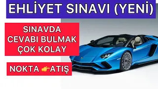 EHLİYET SINAV SORULARI 2020 - EHLİYET SORULARI - ÇIKMIŞ SORULAR - EHLİYET SINAVI - 2020 EHLİYET