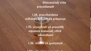 Yoga Sutra Chanting Tutorial Chapter I-Srivatsa Ramaswami