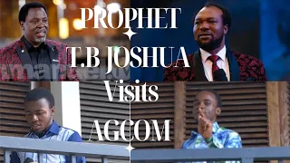 PROPHET T.B JOSHUA'S VISIT TO AGCOM @johnchiministries #tbjoshua #emmanueltv #scoan