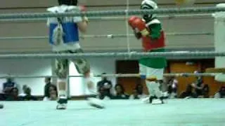 Barbados 2 Mile Hill MMAssacre Light contact Kickboxing  junior bout 5