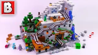 Biggest LEGO Minecraft Set Ever Made!!! Mountain Cave 21137! | Unbox Build Time Lapse Review