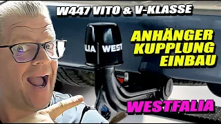 Anhängerkupplung Nachrüstung am W447 Vito oder V-Klasse - Westfalia 2500 kg - abnehmbar