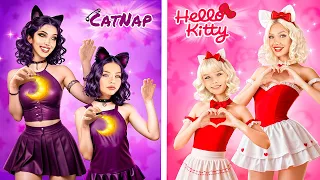 CATNAP против Hello Kitty! Экстрим мейковер комнаты мечты!