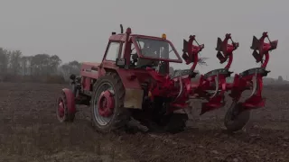 Mtz 82 + Akpil KM 80R - Orka zimowa 2016